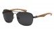 Manhattan Polarized Wood Grain Aviator PZ-MH88040